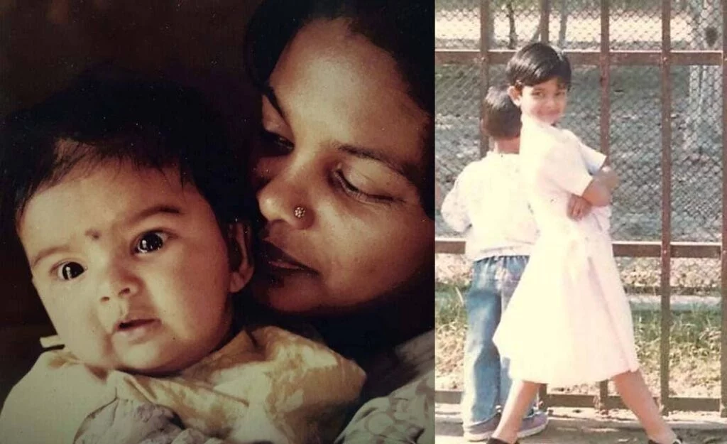 solanki roy mother and childhood photo