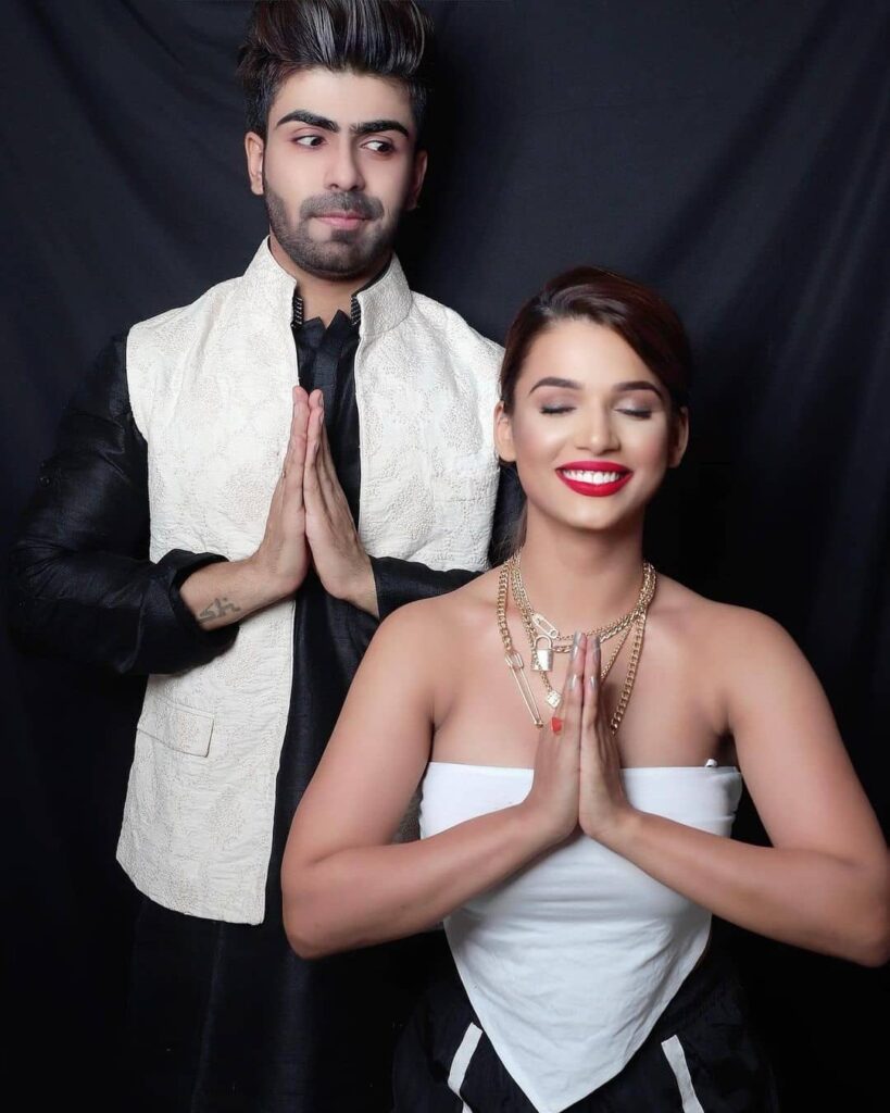 Naina Singh and her boyfriend