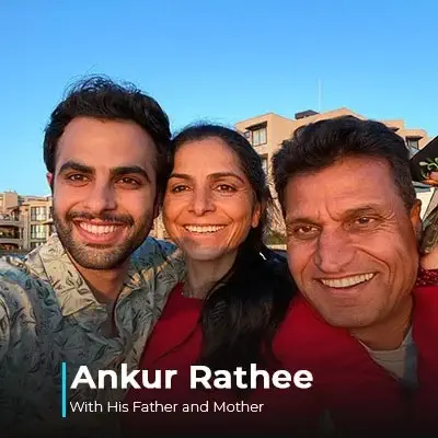 Ankur Rathee parents and family
