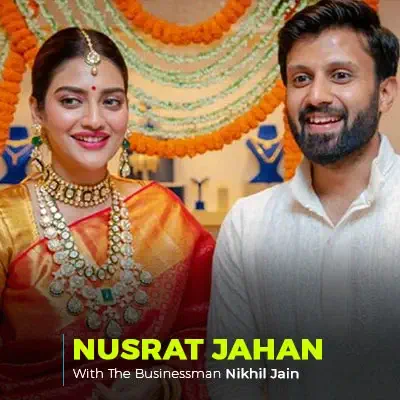 Nusrat Jahan with her husband Nikhil Jain