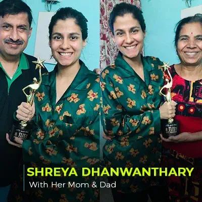 Shreya Dhanwanthary parents