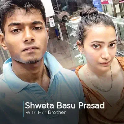 Shweta Basu Prasad brother name Rahul Prasad