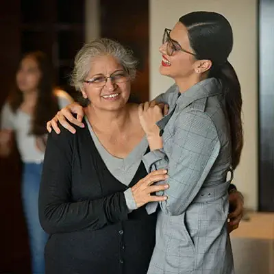 Taapsee Pannu and her mother